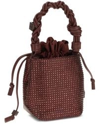 Ganni Mini Bou Bucket Bag in Pink | Lyst