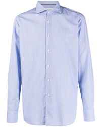 Tintoria Mattei 954 - Spread-collar Cotton Shirt - Lyst