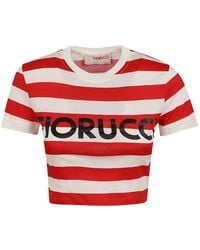 Fiorucci - Striped Short-Sleeve T-Shirt - Lyst