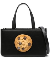 Puppets And Puppets Black Small Cookie Bag for Women