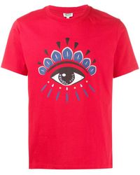 magliette kenzo rosse