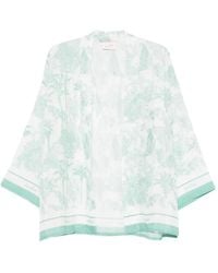 MC2 Saint Barth - Chaqueta Carly Con Selva Estampada - Lyst