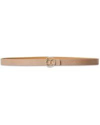 Twinset - Lizard Skin-Effect Leather Belt - Lyst
