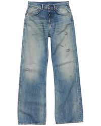 Acne Studios - Jean À Effet Usé - Lyst