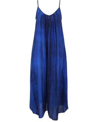 BIANCO LEVRIN - Tie-Dye Stripe Slip Dress - Lyst