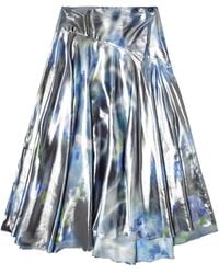 DIESEL - O-Zulie Asymmetric-Panel Skirt - Lyst