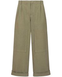 Etro - Wide-leg Cotton Trouser - Lyst