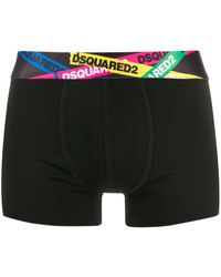 DSquared² Neon Trim Boxers - Black