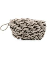 Alienina - Lina Woven Clutch Bag - Lyst
