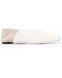 STUDIO AMELIA - Pointed-Toe Babouche Fur Slippers - Lyst