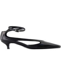 TOTEME - 35Mm Pointed Ankle-Strap Pumps - Lyst