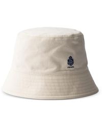 Prada - Old Gabardine Bucket Hat - Lyst