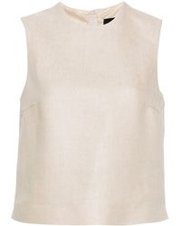 Theory - Sl Clean Linen Tank Top - Lyst