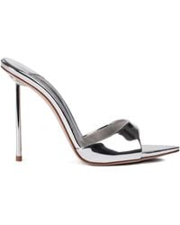 Le Silla - 80Mm Bella Metallic Sandals - Lyst