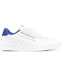 Versace Jeans Couture - Logo-Print Low-Top Sneakers - Lyst