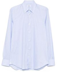 Mazzarelli - Gestreept Overhemd - Lyst