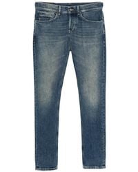 Dondup - Faded-Effect Slim-Fit Jeans - Lyst