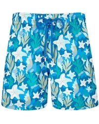 Vilebrequin - Mahina Seaweed-print Swim Shorts - Lyst