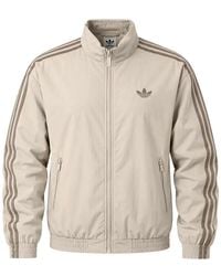 adidas - Firebird Stripe-Detail Jacket - Lyst