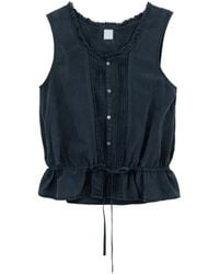AAPE BY A BATHING AP - Pin-Tuck Drawstring Top - Lyst