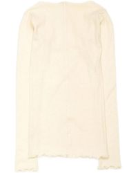 Baserange - Waffle-Knit Long-Sleeve Sweater - Lyst