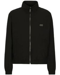 Dolce & Gabbana - Zip Bomber Jacket - Lyst