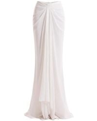 Gemy Maalouf - Draped Long Skirt - Lyst