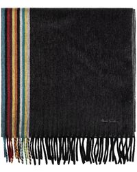 Paul Smith - Signature Stripe Cashmere Scarf - Lyst
