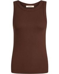 12 STOREEZ - Ribbed Tank Top - Lyst