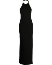 Galvan London - Langes Kleid mit offenem Rücken - Lyst