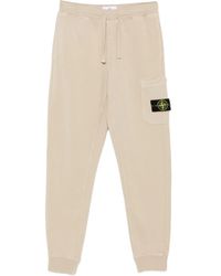 Stone Island - Patch-Pocket Drawstring Track Pants - Lyst