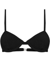 TOTEME - Shirred Bikini Top - Lyst
