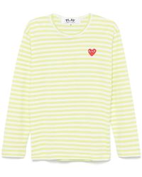 COMME DES GARÇONS PLAY - U T-Shirt Emblem Knit - Lyst