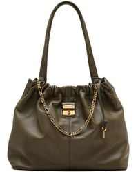 Marc Jacobs - The Cristina Chain-Embellished Drawstring Tote Bag - Lyst