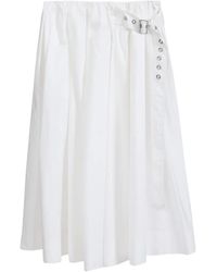 3.1 Phillip Lim - Belted Midi Skirt - Lyst