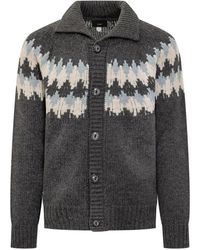Alanui - Sweet Winter Fair Isle-Pattern Button Cardigan - Lyst