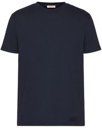 Valentino Garavani - Logo-appliqué Cotton T-shirt - Lyst