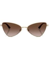 Jimmy Choo - Pearl-Embellished Cat-Eye Sunglasses - Lyst