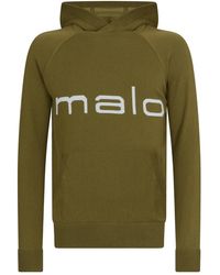 Malo - Hoodie Mit Logo - Lyst