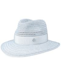 Maison Michel - Henrietta Straw Fedora Hat - Lyst