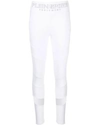 Philipp Plein - Statement Cotton-Blend Leggings - Lyst