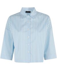 Roberto Collina - Gestreiftes Hemd - Lyst