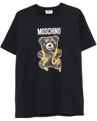 Moschino - Teddy Bear Logo-Print T-Shirt - Lyst