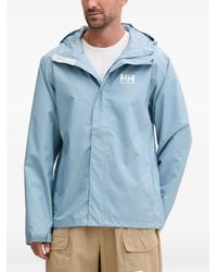 Helly Hansen - Logo-Print Hooded Jacket - Lyst