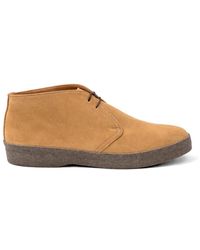 Sanders - Lace-Up Suede Desert Boots - Lyst