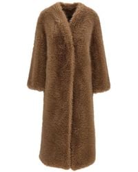BB COUTURE - Manteau Biscuit Sans Col - Lyst