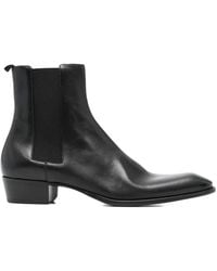 Saint Laurent - Stiefel Mit Spitzer Kappe - Lyst