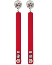 Isabel Marant - Boucles D'Oreilles Karlie Serties De Cristaux - Lyst