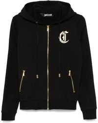 Just Cavalli - Logo-Print Hoodie - Lyst