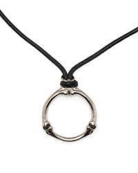 TAKAHIROMIYASHITA TheSoloist. - Circular-Pendant Rope-Detail Necklace - Lyst